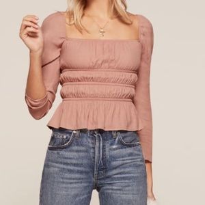 Reformation Laurent top